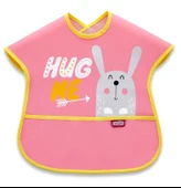 BabyJem Poli Muşamba Büyük Mama Önlüğü 029 Pembe - 1