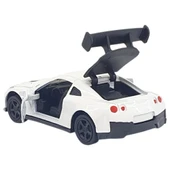 Çek Bırak Metal Küçük Arabalar 8 cm - 6411A - Beyaz - 2