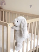 BabyJem Uyku Arkadaşım Oturabilen Tavşan 30 Cm 730 Gri - 2