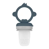 OiOi Silikon Püre Meyve Sebze Emziği Deep Blue / Powder Grey - 1