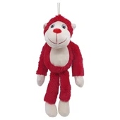 Peluş Maymun 40 cm - Yumuşak Peluş - G5501 - Kırmızı - 2