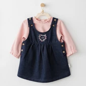 Andywawa AC26090 Mon Petit Amour Elbise Denim - 1