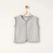 Andywawa AC26221 Casual Yelek Grey - 1