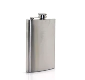 Paslanmaz Çelik 4 Oz Tekli Matara - 1