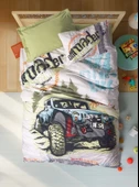 Cotton Box Junior Nevresim Takımı Tek Kişilik Adventure Yeşil - 1
