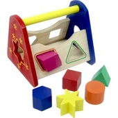 PlayWood Ahşap Eğitici Bul Tak Şekiller-389 - 2
