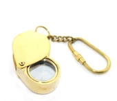 Pirinç Büyüteç Anahtarlık Model 2 - 1