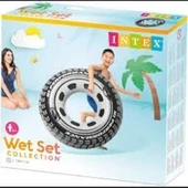 Intex Tutunmalı Deniz Simiti Araba Lastiği Desenli 114cm - 56268 - 2