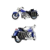 1:12 Ölçekli Model Motosiklet - Classic - HX796 - Mavi - 2