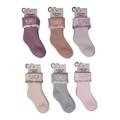 Katamino Lirya Havlu Kız Bebek Soket Çorap K45905 Asorti - 1