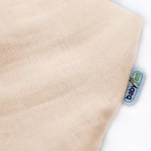 BabyJem Ahşap Diş Kaşıyıcılı Bürümcük Müslin Önlük 736 Somon - 3