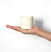 BabyJem Silikon Bardak 714 Ekru - 2