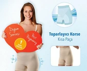 Mycey Doğum Sonrası Toparlayıcı Korse Kısa Paça Ekru - 2