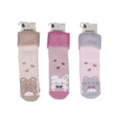 Katamino Yarlin Kız Havlu Soket Çorap 250235 Asorti - 1