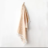 Andywawa AC24514 Müslin Smil All Day 95x85 Bebek Battaniye Beige - 1