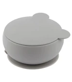 OiOi Silikon Kapaklı Kase Powder Grey - 1