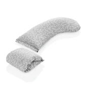 BabyJem Çok Fonk.Baş Destekli Emzirme Minderi 737 Gri Çiçek - 2