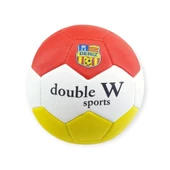 Futbol Topu Dikişli 420 gr No:5 - FB-660-SARI-KIRMIZI - 1