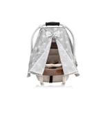 Moje Taşıma Koltuğu Ana Kucağı Örtüsü Yıldız Gri - 1