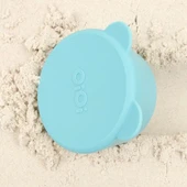 OiOi Silikon Kapaklı Mini Kase 2'Li Mini Bites Aqua Green / Powder Grey - 2