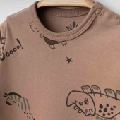 Eslenza Baby Organik 2'li Tulum 0049 Kahve - 2