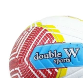 Futbol Topu Dikişli Kabartma Yüzey 420 gr No:5 - FB-680-KIRMIZI - 2