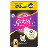 Orkid Ultra Platinum Gece Ekstre Plus Ped 20'Li - 2