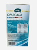 NBL Omega-3 Fish and Krill Oil 50 Kapsül thumbnail 2