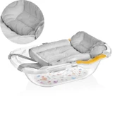 BabyJem Köpüklü Bebek Banyo Küvet Filesi 164 Gri - 2