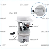 DEPO ŞAMANDIRASI KOMPLE 206 / 206+ 2000 1.4İ- 1.6 İ-2.0İ 1525Y1 thumbnail 1