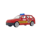 3'lü İş Makinaları Road Seti - Die Cast - DS044 - İtfaiye - 2