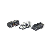 3'lü İş Makinaları Road Seti - Die Cast - DS044 - Polis - 1