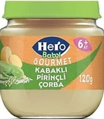Hero Baby Gourmet Kabaklı Pirinçli Kavanoz Mama 120 Gr - 1