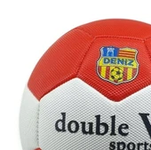 Futbol Topu Dikişli 420 gr No:5 - FB-660-KIRMIZI - 2