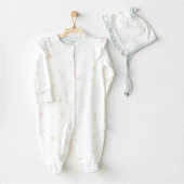 Andywawa AC25510 Love Family Bebek Tulum Takım Ekru - 1