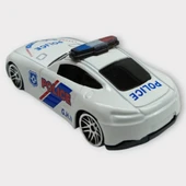 Metal Mini Polis Arabası 8 cm - Polis - 8 - 3