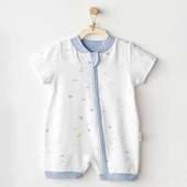 Andywawa AC25605 Ocean İs My Happy Place Bebek Tulum White - 1