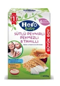 Hero Baby Sütlü 8 Tahıllı Peynirli Pekmezli Ekonomik Paket Kaşık Mama 400 Gr - 1