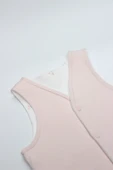 Bistyle Grow İn Love Çift Taraflı Bebe Yelek 18102 Pembe Ekru - 2