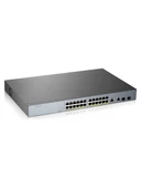 Zyxel GS1350-26HP 24 Port Gigabit 2 Port Gigabit Uplink 2 Port SFP Yönetilebilir PoE Switch 375W Poe Switch thumbnail 2