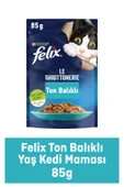 FELİX Pouch Ton Balıklı Yetişkin Kedi Konservesi 85 gr thumbnail 1