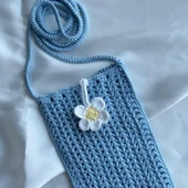 Pofuduk Hanmade Telefon Çantası PPB1 Mavi thumbnail 5