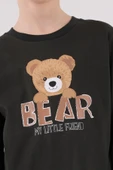 Arnetta Garson Erkek Çocuk Aile Bear My Little Friend %100 Pamuklu 4 Mevsim Uzun Kollu Pijama Takım - 14