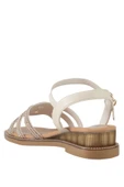 Stato Kadın Beyaz Taşlı Sandalet thumbnail 4