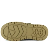 Erkan Saçmacı Vizon Vegan Kürk Astarlı Bağcıklı Yuvarlak Burun Flatform Taban Günlük Bot - 7