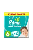 Bebek Bezi Aktif Bebek Eko Paket 6 Beden 40 Adet thumbnail 1