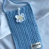 Pofuduk Hanmade Telefon Çantası PPB1 Mavi thumbnail 3