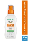 Agarta Doğal Güneş Kremi Çocuk 50 SPF 200 ml - 1