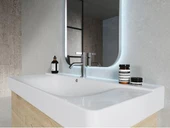 Turkuaz Yeni Mona Etajer Uyumlu Lavabo 100*45 cm thumbnail 3