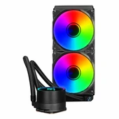 PowerBoost Deep 240 ARGB 240mm AM5/1700P Siyah İşlemci Sıvı Soğutucu thumbnail 2